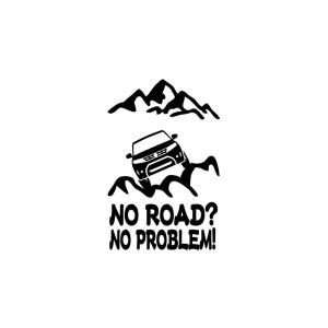 エスクード YEA1S オフロード ステッカー NO ROAD? NO PROBLEM! 切り文字 ...