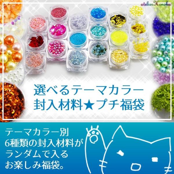 選べるテーマカラー封入材料プチ福袋 レジンパーツ レジン セット