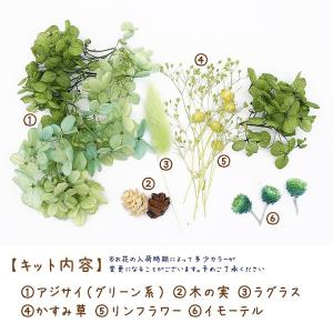 ガーデングリーン花材セット 手芸クラフト ハー...の詳細画像2