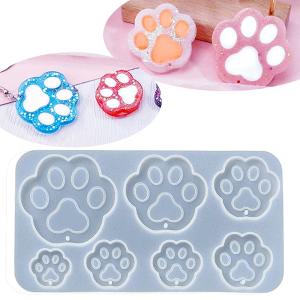 レジン 封入材料 クリアイラストシート モノクロ ネコのシルエット 1枚