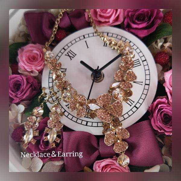 ドレス　ネックレス　ピアスセット　エレガント　パーティーアイテム　03