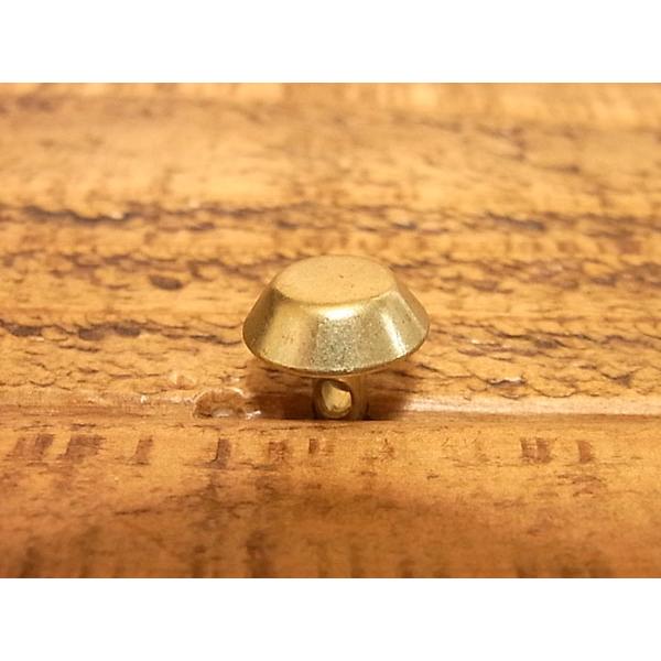 底鋲 S 真鍮色 ブラス色 レザー バッグ 保護 カシメ 革 カスタム レザークラフト 80s