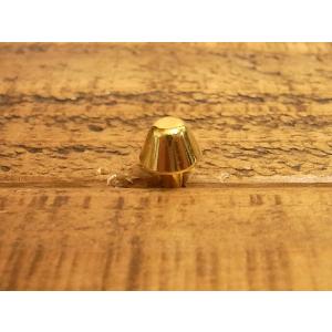 底鋲 カサ 8mm ゴールド 金 傘鋲 レザー バッグ 保護 カシメ 革 カスタム レザークラフト 84-08gd