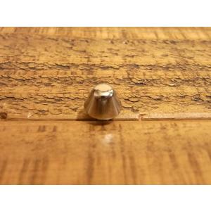 底鋲 カサ 8mm ニッケル 銀 傘鋲 レザー バッグ 保護 カシメ 革 カスタム レザークラフト 84-08ni
