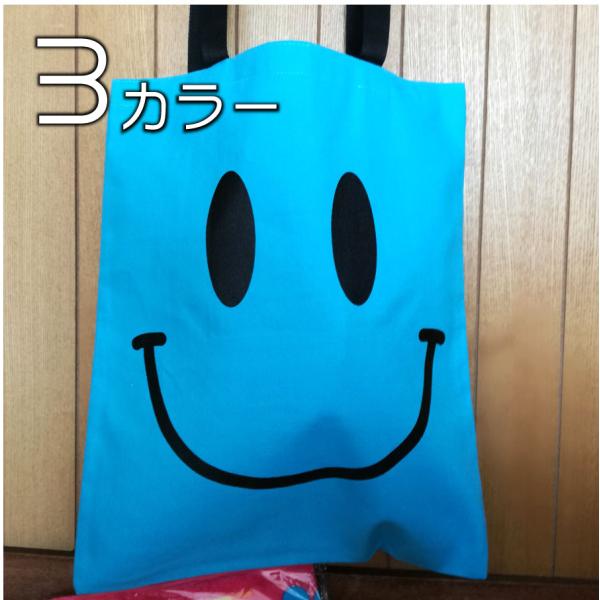 SMILE トートバッグ バッグ ニコちゃん アメリカ雑貨 スマイル 笑顔