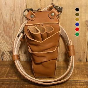 4色 シザーケース 【6丁差し】栃木レザー カジュアルライン プロ用 星