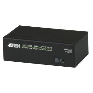 ATEN 1入力2出力 VGA・オーディオ分配器 VS0102｜atenstore