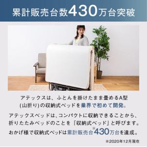 折りたたみベッド 電動リクライニングベッド 収...の詳細画像5
