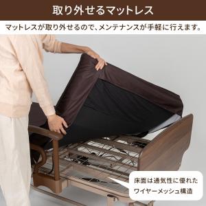 折りたたみベッド 収納式 シングル 電動リクラ...の詳細画像3