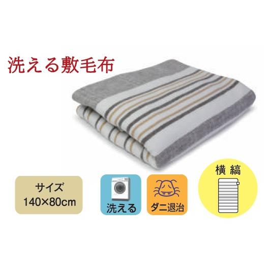 140×80cm　電気敷毛布 洗える ダニ退治 抗菌 防臭 温度調節付 あったかアイテム aem51...