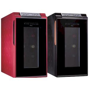 送料無料無音無振動UVカット2重ガラス本格10本収納デジタル式ワインセラー　2色カラーawc350h...