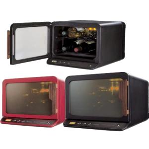 送料無料☆無音無振動UVカットガラス本格6本収納デジタル式ワインセラーawc330hanw