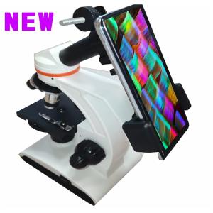 顕微鏡 光学顕微鏡 プロ 業務用 自由研究 子供 大人 最大1600倍 高解像度 スマホ iPhone対応ホルダー 2電源 簡単使い方 おすすめランキング 電子基板