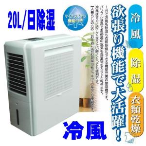 ハイパワー除湿器/スポットクーラー/20L衣類乾燥除湿機/部屋干し