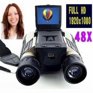 双眼鏡 ビデオカメラ フルHD 望遠鏡 防犯カメラ デジタルビデオカメラ 48倍 デジタルカメラ双眼...