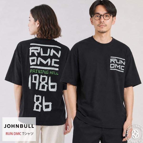 JOHNBULL ジョンブル RUN DMC Tシャツ メンズ レディース 半袖 プリントTシャツ ...