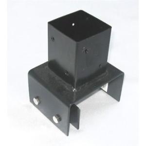 フェンス ラティス 12cmブロック専用 ポール設置金具