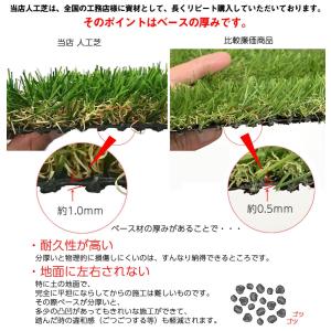 人工芝1m×10m芝丈20mm+コンクリート敷...の詳細画像2