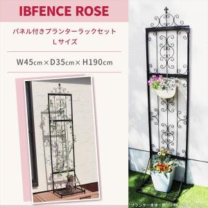 IBフェンス パネル付きプランターラックセット...の詳細画像1