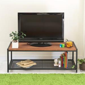 ローボード テレビ台 木製 スチール アイアン*ウッド アカシア ラック