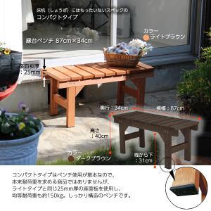 ウッドデッキ 縁台 アルコーブ 木製 デッキ縁...の詳細画像1