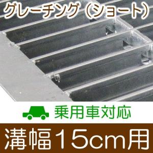 幅15cm溝用グレーチング 長さ600mm×19mm厚 乗用車用｜atgarden