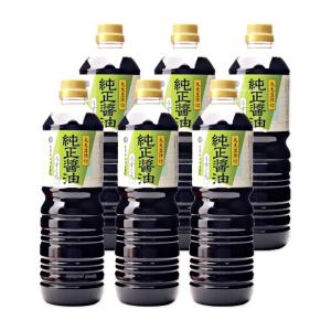 純正醤油 淡口 1L×6本 ペットボトル入り 丸島醤油 マルシマ うすくち｜atgroup