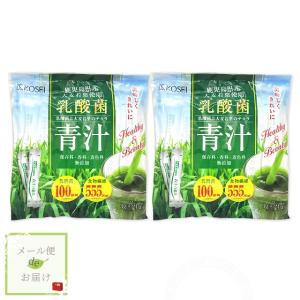 鹿児島県産大麦若葉使用 乳酸菌青汁 63g(3g×21包)×2袋セット [光生] 送料無料 [メール便deお届け]