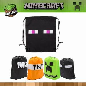 Minecraft マインクラフト クリーパー くも ナップサック リュック 巾着袋 バッグ ゲームキャラクターグッズ リュックサック キャリングバッグ ビームポケット