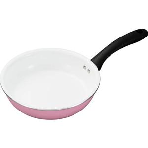 京セラ フライパン 21cm セラブリッド ガス火 専用 セラミック 加工 ピンク CF-G21B-WPK