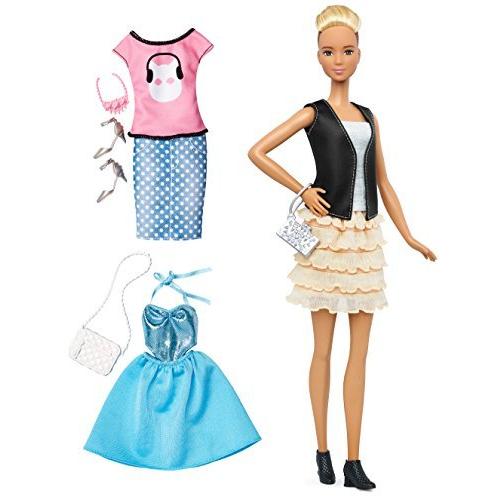 Barbie Fashionistas &amp; Fashions Leather Ruffles Dol...