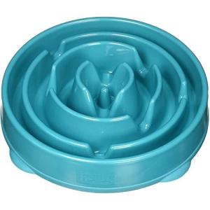 Outward Hound Fun Feeder Slo Bowl, Slow Feeder Dog Bowl, Large/Regular, Tur｜athena8