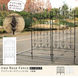 アイアンローズフェンス 4枚組 IFROSE-...の詳細画像1