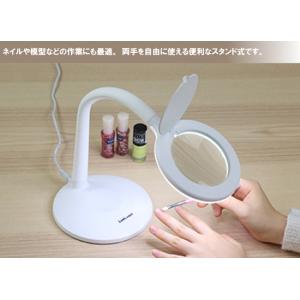 作業用ルーペ 拡大鏡 [LEDルミルーペ 10...の詳細画像3