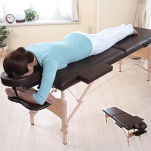 エステベッド(送料込なので値引き不可） エステ用 台 [コンパクトマッサージベッド]／同梱不可・代引き