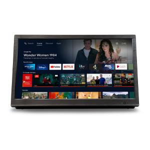 ポータブル スマートTV ［OVER TIME 14インチ 地デジチューナー android スマートテレビ OT-PST14TE]／同梱不可・代引き不可