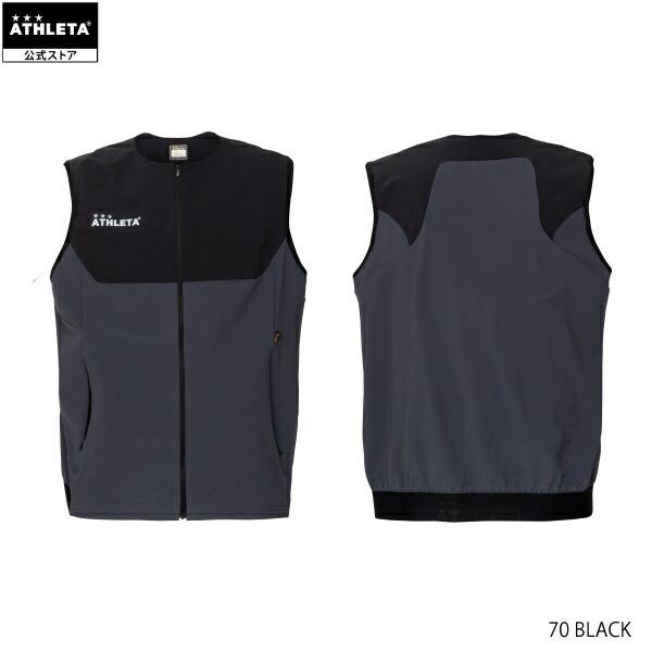 アスレタ ATHLETA ウォームテックシェルVT フットサルウェア ベスト ノースリーブ フットサ...