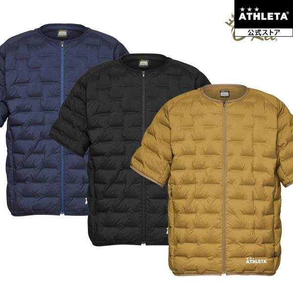 アスレタ ATHLETA ウルトラストレッチレイヤードダウンJK ジャケット 半袖 アウター ダウン...