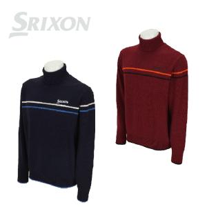 スリクソン　ゴルフハイネックセーター　（RGMMJL07　NV（M/1）、RD（Ｌ/1）　）現品限り特価！｜athlete-munesue