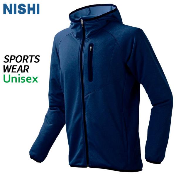 ニシスポーツ NISHI スウェットパーカー ネイビー N78-111-05 ユニセックス スポーツ...