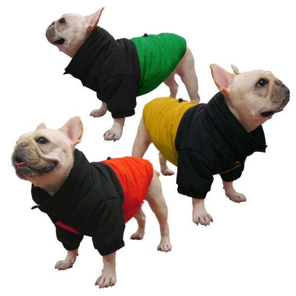 フィールドダウンコート 中綿 フレンチブルドッグ服 パグ服 犬服