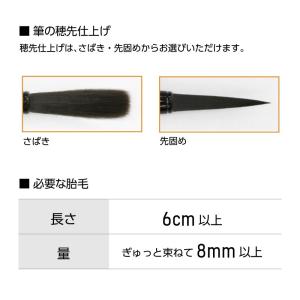 赤ちゃん筆 光文堂 髪の毛 くせ毛も残せる フ...の詳細画像2