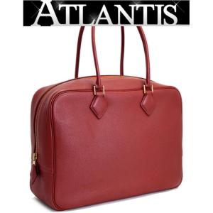 【広尾店】エルメス HERMES プリュム32 ハンドバッグ ブリック トゴ □F刻印｜atlantis