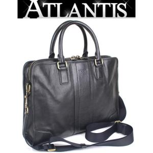 SALE コーチ COACH ビジネスバッグ ブリーフケース レザー 黒｜atlantis