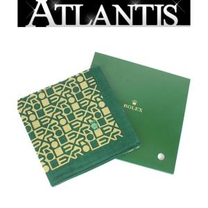 新品 ロレックス ROLEX ハンカチ コンピュータ柄 緑 ノベルティ｜atlantis