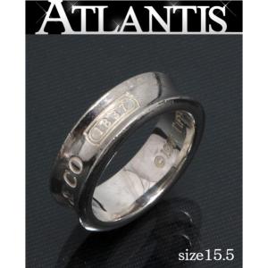 ティファニー TIFFANY＆CO 1837 ナローリング 指輪 シルバー SV925 サイズ約15.5号｜atlantis