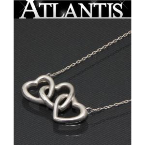 大SALE ティファニー TIFFANY＆CO トリプルオープンハート ネックレス シルバー SV925｜atlantis