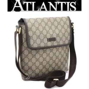 グッチ GUCCI GGスプリーム ショルダーバッグ PVC×レザー 223666｜atlantis