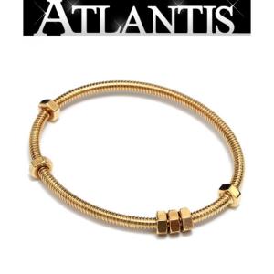 銀座店 カルティエ エクル ドゥ カルティエ ブレスレット 750 YG イエローゴールド ブレス｜atlantis