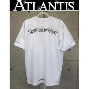 銀座店 クロムハーツ 新品 インボイス付き スクロールラベル Tシャツ 半袖 size:XL 白｜atlantis